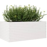  Vrtna sadilica bijela 110x60x45,5 cm od masivne borovine | Eponuda.ba