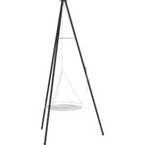  Tripod za logorsku vatru 2 pcs Crna Čelik | shoptok.hr