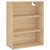 vidaXL Visoka komoda sonoma hrast 69,5x34x180 cm inženirski les | Shoptok.si