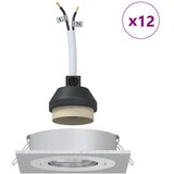  Reflektor 12 pcs Srebrno 9 x 9 x 2 cm Aluminij | shoptok.hr