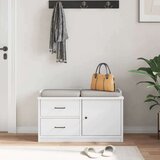 vidaXL Klupa za predsoblje SANDNES 87x40x50 cm od masivne borovine | shoptok.hr