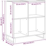  Ormar za ploče s policom hrast artisan 84,5 x 38 x 89 cm | shoptok.hr