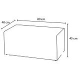 Atelier Del Sofa tabure demre cream