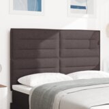  LED uzglavlje Linije dizajn tamno smeđe 72 cm tkanina | shoptok.hr