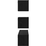 vidaXL Set TV ormarića s pohranom s vratima 4 pcs Crni hrast 80 x 30 x 30 cm | shoptok.hr