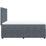  Krevet s oprugama i madracem tamnosivi 140x200 cm baršunasti | shoptok.hr