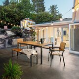 Ambia Garden VRTNA MIZA kovina, umetna masa antracit, naravne barve | Shoptok.si