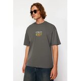 Trendyol Muška majica TMNSS23TS00243, Tamnosiva | Eponuda.com