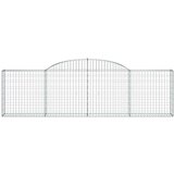  Obokane gabion košare 13 kosi 300x30x80/100 cm pocinkano železo | Shoptok.si