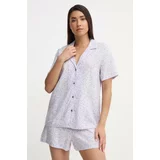 Calvin Klein Underwear Pižama ženska, vijolična barva, 000QS6967E