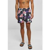 Urban Classics Plus Size Patterned swimsuit shorts dark jungle aop
