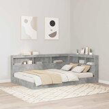  Skladišno uzglavlje Betonski sivi 207,5 x 137,5 x 76,5 cm | shoptok.hr