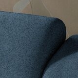 Lomoco KOTNA SEDEŽNA GARNITURA, velur temno modra | Shoptok.si