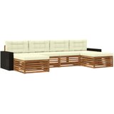  Set vanjskih sofa 6 kom. Čvrsto drvo akacije | shoptok.hr