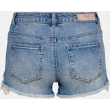 Only Blue Denim Shorts with Lace Details Carmen - Women Cijene