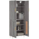  Visoka komoda siva sonome 69,5x34x180 cm od konstruiranog drva | shoptok.hr