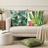  Presvlaka za jastuk 2 pcs HEERLEN Šareni 65 x 65 cm Poliester | shoptok.hr