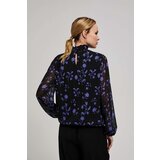 Marisse Black Floral Pattern Shirt | Shoptok.si