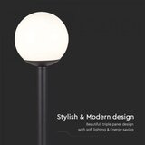  Spoljna lampa 1xE27/60W/230V IP44 97 cm crna | Eponuda.com