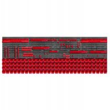 KADAX Delavska stenska plošča za orodje 232 x 78 cm 112 kabin 40 držal za garažo, (5000346230) | Shoptok.si