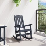 vidaXL vrtna gugalnica Mornarsko modra 70x92x108 cm HDPE Cene
