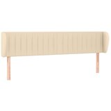  Uzglavlje s ušima krem 163x23x78/88 cm od tkanine | shoptok.hr