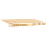  Skrovita tenda Žuta i bijela 400x200 cm | shoptok.hr