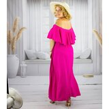 Pri Airy maxi dress with ruffles and waist tie STELLA | shoptok.hr
