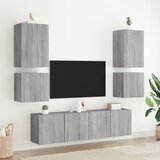  Zidni TV ormarić siva boja hrasta 40,5x30x40 cm drveni | Eponuda.com