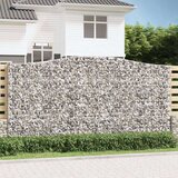  Lučne gabionske košare 2 kom 400x50x200/220cm pocinčano željezo Cijene