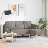  Set sofe s jastukom Sivo-smeđa Poliester | Eponuda.com