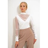 Trend Alacati Stili ženska bluza dugih rukava Alc-X12563, bela | Eponuda.com