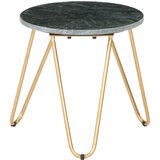 vidaXL Klubska mizica zelena 40x40x40 cm kamen z marmorno teksturo, (20712948) | Shoptok.si