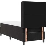  Podnica s Madracem Crna 80x200 cm Baršun | shoptok.hr