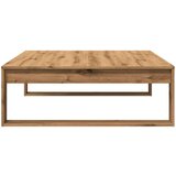  Stolić za kavu boja hrasta 100 x 100 x 35 cm konstruirano drvo | shoptok.hr