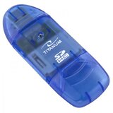 Titanium TA101B card reader Blue USB 2.0 | shoptok.hr