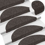 vidaXL Samoljepljivi otirači za stepenice 15 kom smeđi 56 x 17 x 3 cm | shoptok.hr