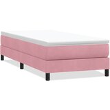 vidaXL Box Spring Postelja brez vzmetnice Roza 100x210 cm Žamet, (21792550) | Shoptok.si