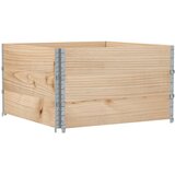 vidaXL okviri za palete 3 kom 100x100 cm od masivne borovine | shoptok.hr