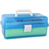 Blue Expandable Suitcase Set Artistic Creative Plastic DIY | shoptok.hr
