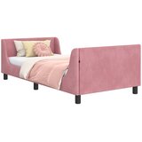  Krevet za djecu s uzglavljem Ružičasta 90 x 200 cm Baršun | shoptok.hr