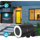 Nedis WIFICO41CBK - Pametna spoljašnja kamera 5V 4K 3840x2160p IP65 Wi-Fi Tuya | Eponuda.com