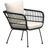 Venture Home Isola vrtna stolica s rukohvatima, crna | shoptok.hr