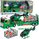  Set za prijevoz dinosaura: Kamion, Vučno vozilo, Helikopter, Svjetla, Zvuk | shoptok.hr