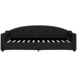  Dnevni krevet crni 80 x 200 cm od tkanine | shoptok.hr