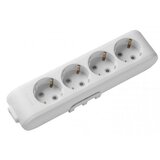 Panasonic Priključnica bela podsklop 4M, prenosna četvorostruka WLTB0440-2WH EU4 X-tendia | Eponuda.com