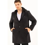 Dewberry PLT8376 MEN'S COAT-PATTERNED BLACK | Shoptok.si
