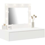  Zidni toaletni stolić s LED svjetlima bijeli | shoptok.hr