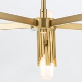 Elstead MARVELE10-AB-OPAL - Luster na stalku MARVELE 10xE14/40W/230V zlatna | Eponuda.com