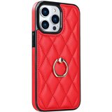 INORCO Za iPhone 12 Pro Max Protiprašna torbica za telefon iz PU usnja+TPU, šivanje romba, držalo za prstan, stojalo za telefon, (22036596) Cene